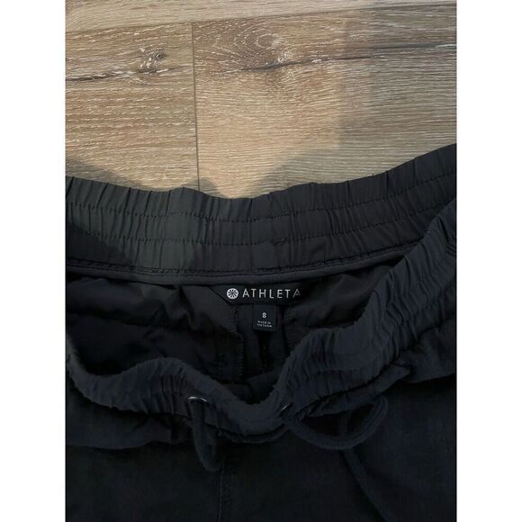 Athleta Womens Dark Gray Linen Shorts Size 8 - Picture 3 of 3